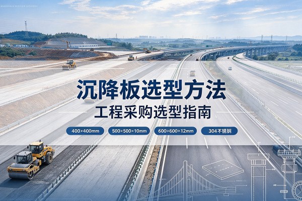 小店沉降板选择方法