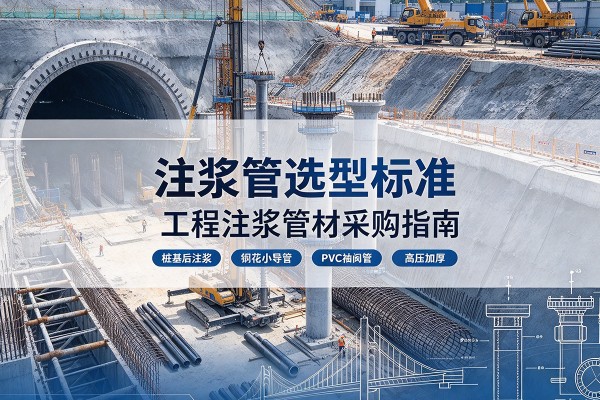 小店注浆管选型标准