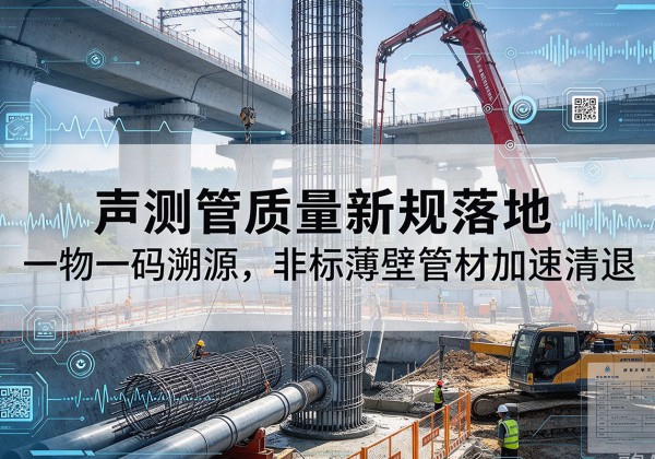 小店声测管质量新规落地，一物一码溯源，非标薄壁管材加速清退