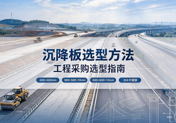 小店沉降板选择方法